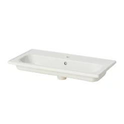 Castorama Plan Vasque Céramique GoodHome Towan 80 cm