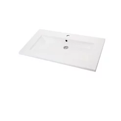 Castorama Plan Vasque En Résine Blanc Blanc Calao 90 Cm