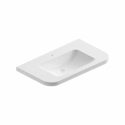 Castorama Plan Vasque En Résine Blanc Cooke & Lewis Voluto 88 Cm