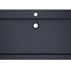 Castorama Plan Vasque En Résine Noir Harmon 90 Cm