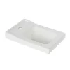 Castorama Plan Vasque Lave-mains Blanc GoodHome Lana L. 30,7 X H. 14,2 X P. 30,7 Cm