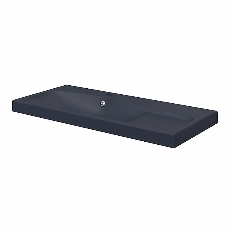 Castorama Plan Vasque Noir GoodHome Mila 100 Cm 3 Castorama Plan Vasque Noir GoodHome Mila 100 Cm