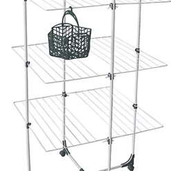 Castorama Séchoir à Linge Tour 3 Niveaux 68 Cm Avec Panier à Pinces