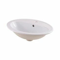 Castorama Vasque à Encastrer Céramique GoodHome Turso Blanc NF