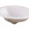 Castorama Vasque à Encastrer Ovale Céramique Tyne