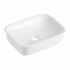 Castorama Vasque à Encastrer Rectangulaire Céramique Blanc Oasis