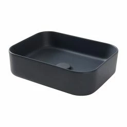 Castorama Vasque à Poser Céramique Gris Anthracite Mat GoodHome Tekapo