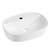 Castorama Vasque à Poser Ovale Céramique Blanc Faro