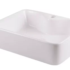 Castorama Vasque à Poser Rectangulaire Céramique Blanche GoodHome Morfa