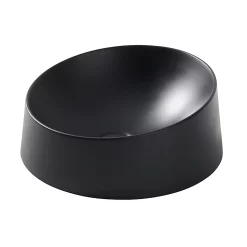 Castorama Vasque à Poser Résine GoodHome Allos Noir